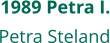 1989 Petra I. Petra Steland